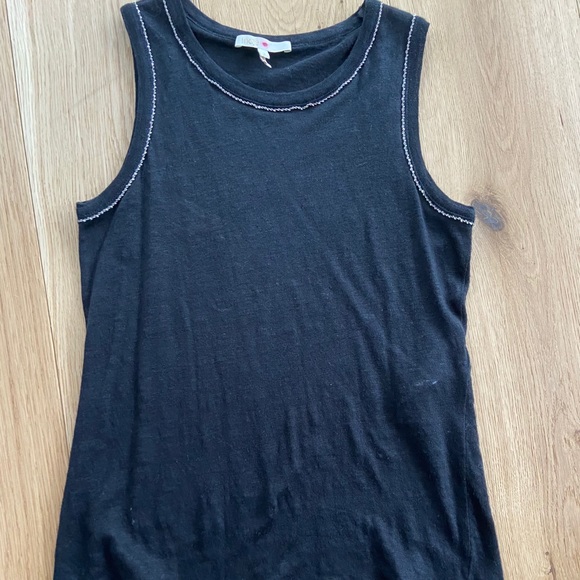 Maje Tops - Maje linen tank top